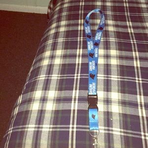 Carolina panthers key chain